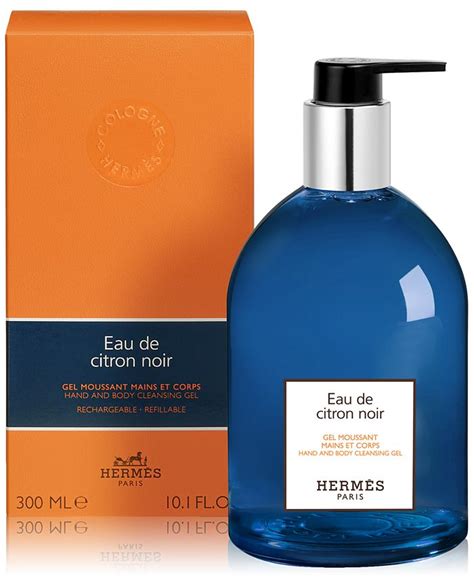 hermes hand sanitizer|Eau de citron noir Hand and body cleansing gel.